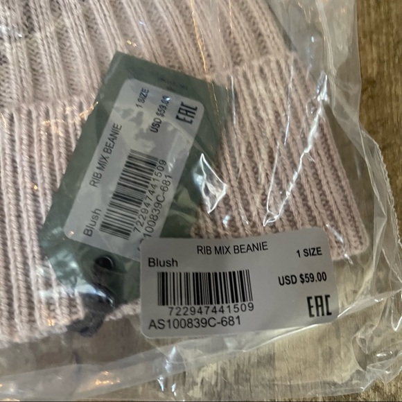 NWT | ALLSAINTS Bundle | Ribbed Beanie & Scarf Set - Picture 4 of 7